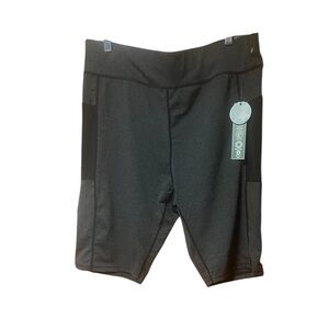 RAG Women’s Active‎ Shorts In Spacedye Charcoal NWT